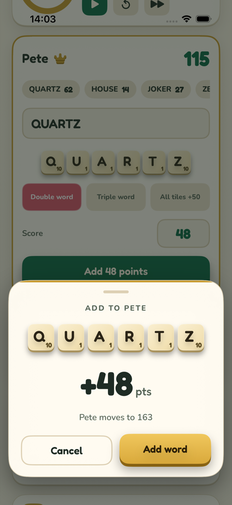 Nabble app screen